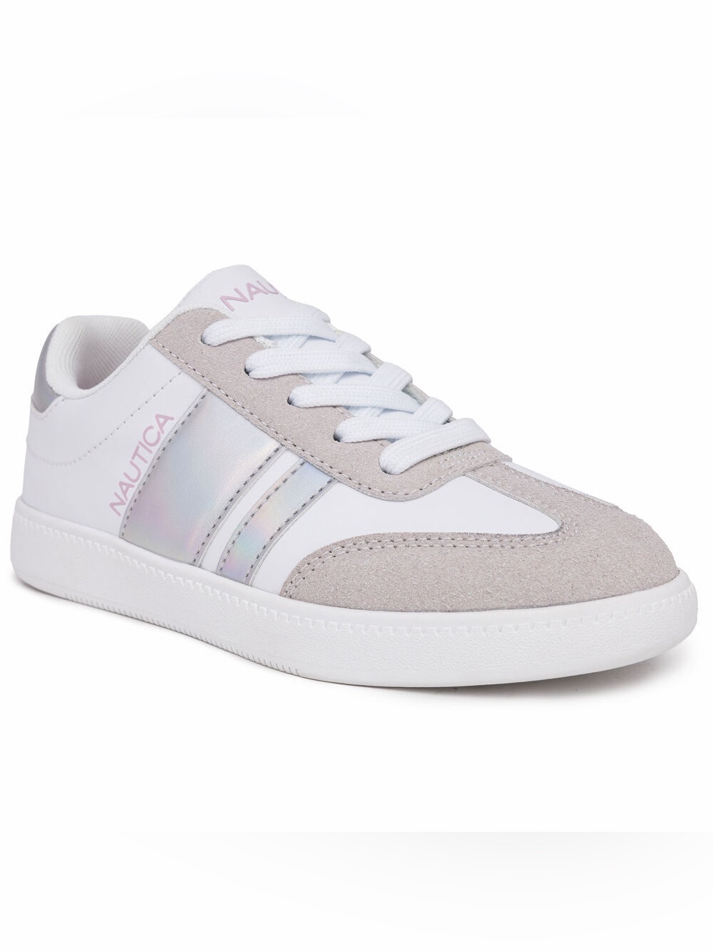 NEW Nautica Kids Sneakers Pink & White – Size 12 – No Box